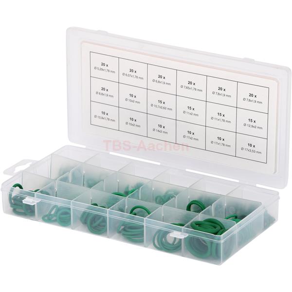 KS-Tools 970.0340 O-rings assortment for HNBR air conditioning, 270 pcs