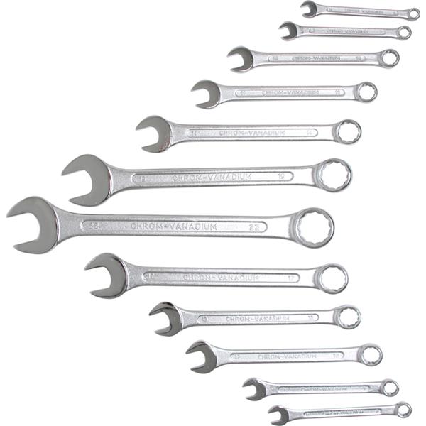 BGS 1194 Combination Spanner Set, 6 - 22 mm, 12 pc s.