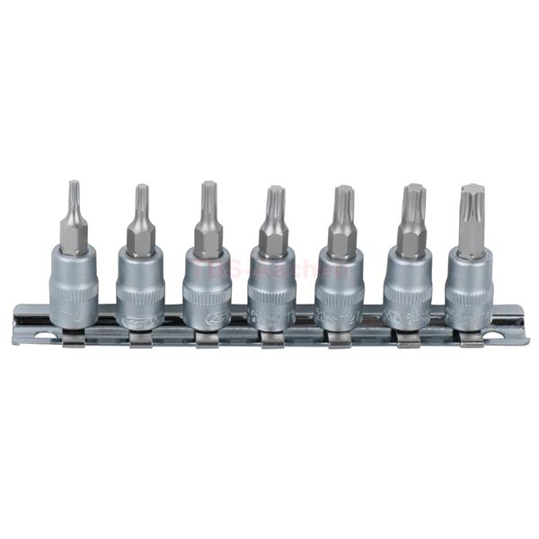 KS-Tools 911.1458 6,3 (1/4") TX-BIT-STECKNUß-SATZ g., T10-T40