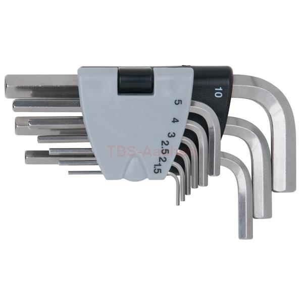 KS-Tools 964.0320 STAINLESS STEEL Mini hex key set , 9 pcs