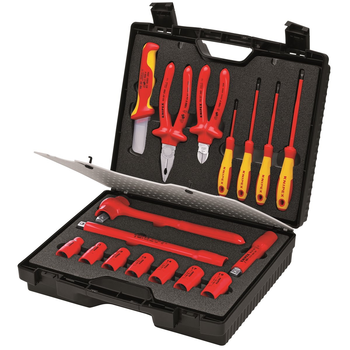 Knipex 98 99 11 Compact Tool Case 17 parts 