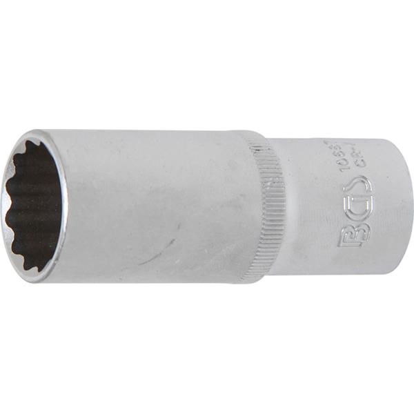 BGS 10687 Socket, 12-point, deep, 12.5 mm (1/2") D rive, 22 mm