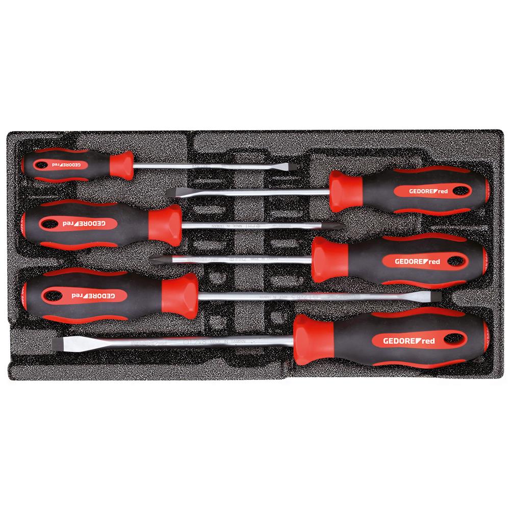 Gedore red R22150013 Screwdriver set PH+SL 2/6 CT- 