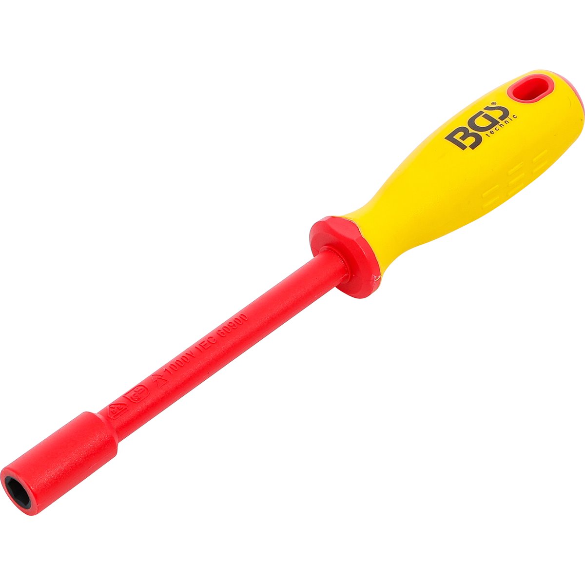 BGS 71088 VDE Socket Screwdriver, Hexagon, 8 mm, B lade Length 125 mm