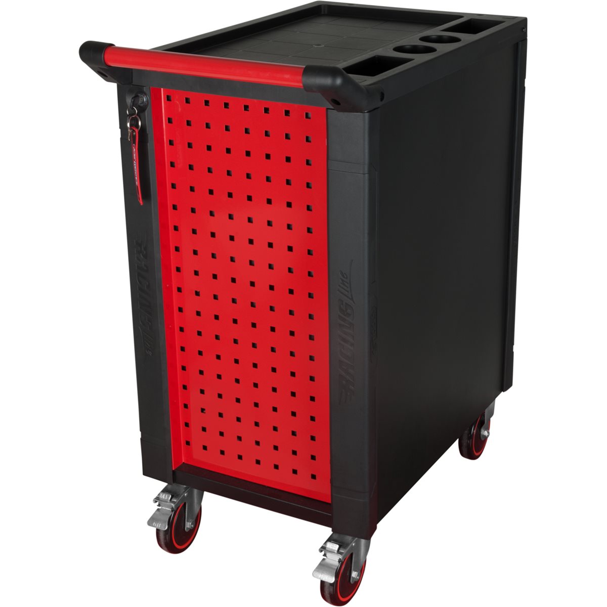 KS-Tools 826.0007 RACINGline BLACK/RED tool cabine t with 7 drawers