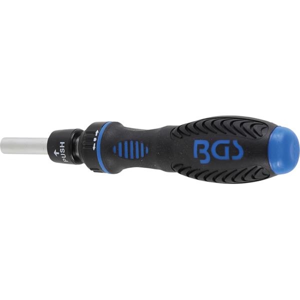 BGS 9150 Ratchet Spinner Handle for bits, reversib le, 6.3 mm (1/4") Drive