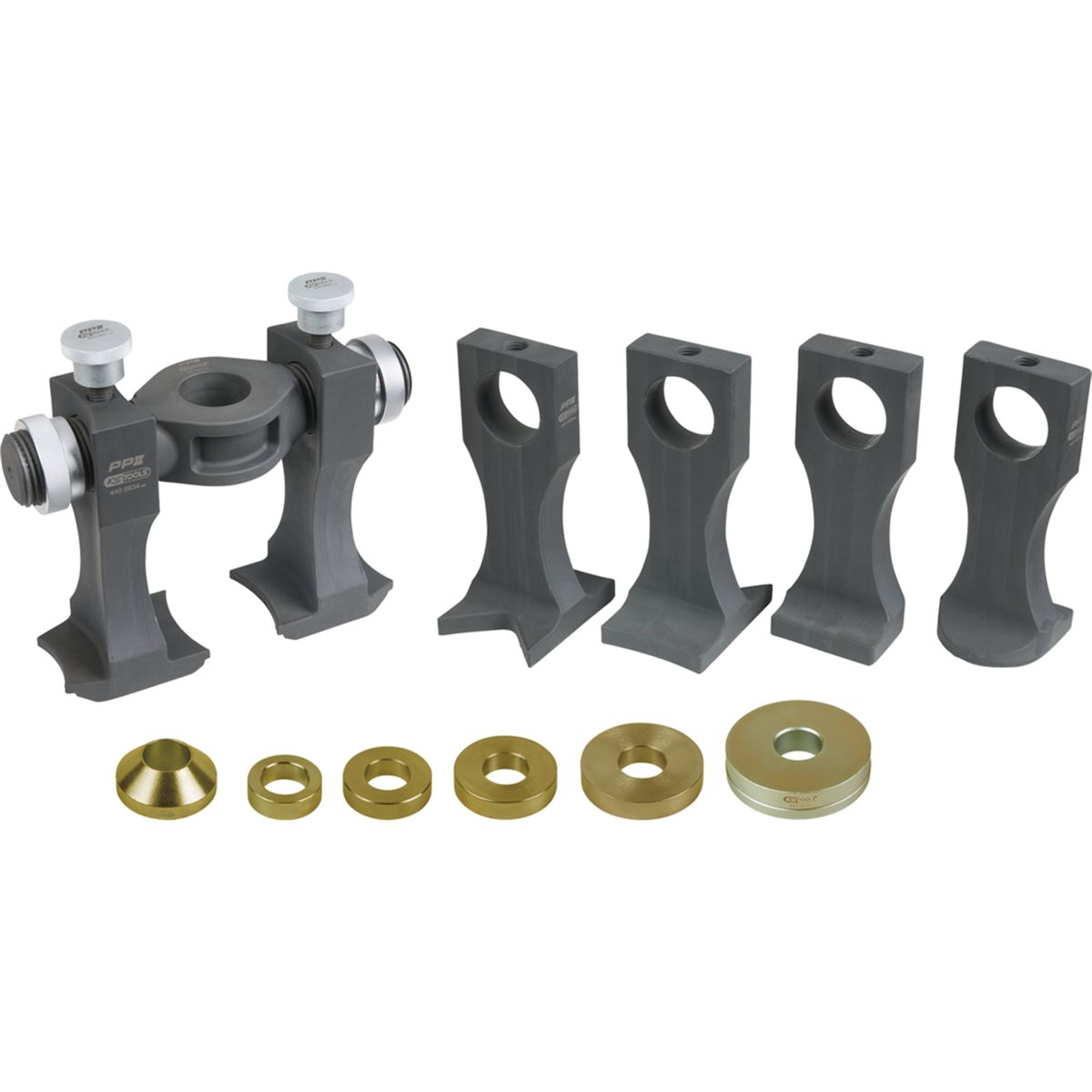 KS-Tools 440.0645 Universal tool for screwed and compact wheel bearing assembly, 17 pcs