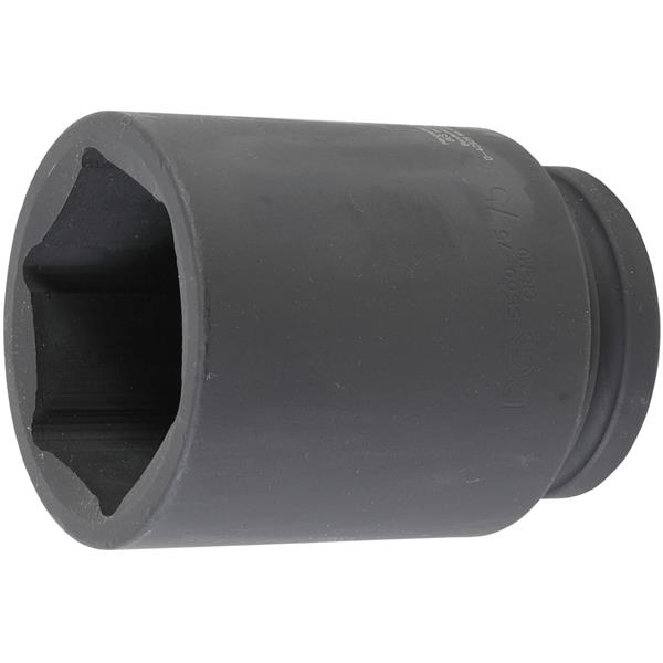 BGS 5500-75 Kraft-Steckschlüssel-Einsatz Sechskant , tief, Antrieb Innenvierkant 25 mm (1"), SW 75 mm