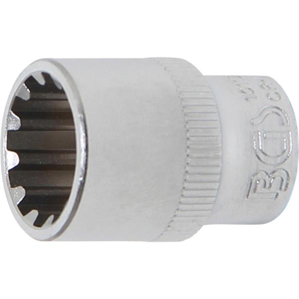 BGS 10112 Socket, Gear Lock, deep, 6,3 mm (1/4") D rive, 12 mm