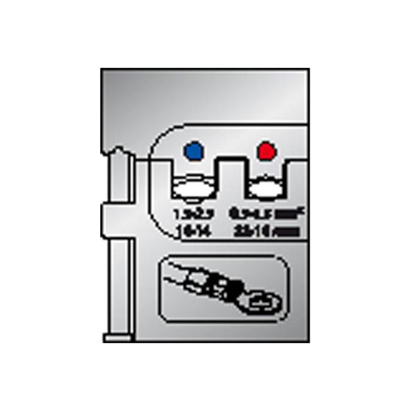 Gedore 8140-02 Module insert for insulated termina ls 0.5-1.5/1.5-2.5