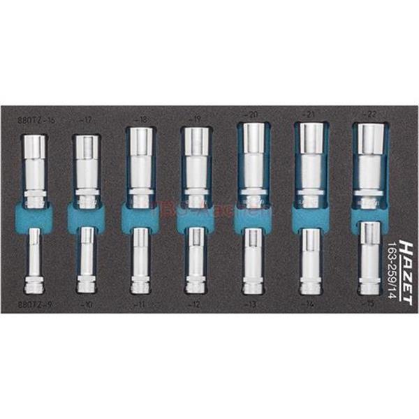 Hazet 163-259/14 12-Point socket set 