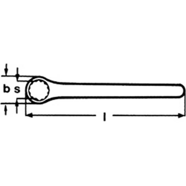 Knipex 98 01 17 Einringschlüssel