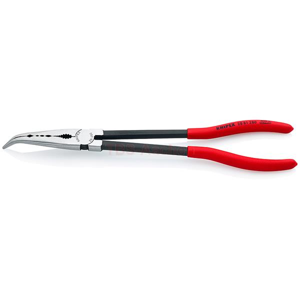 Knipex 28 81 280 SB KNIPEX Montierzange lg.Ausführ ung,gebog.