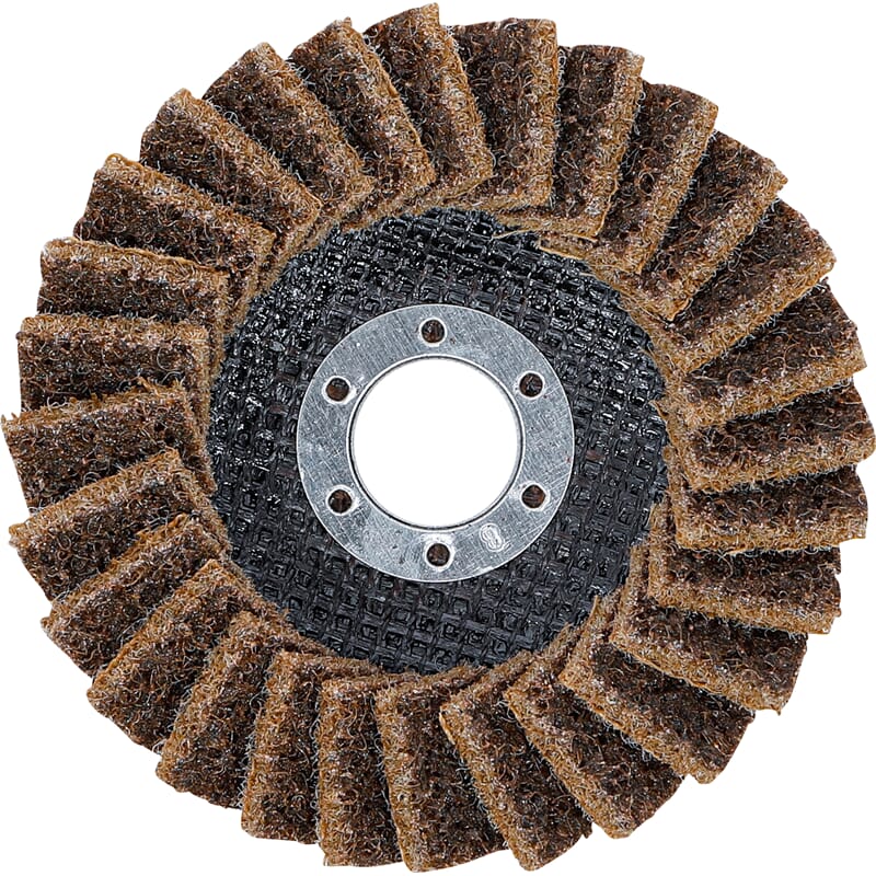 BGS 74471 Flap Disc, Non-Woven, Ø 115 mm, Grain Si ze 80
