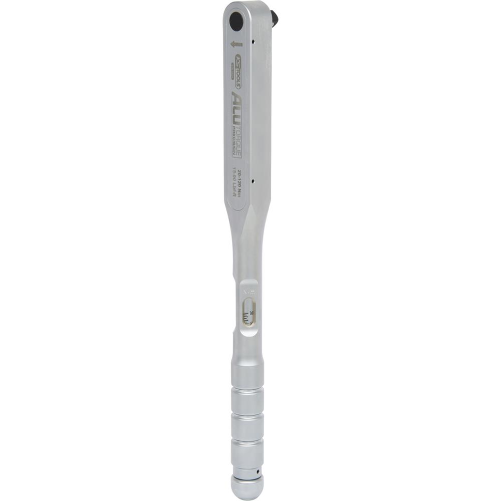 KS-Tools 516.5034 1/2" ALUTORQUEprecision torque w rench, 20-120Nm, right, single sqare