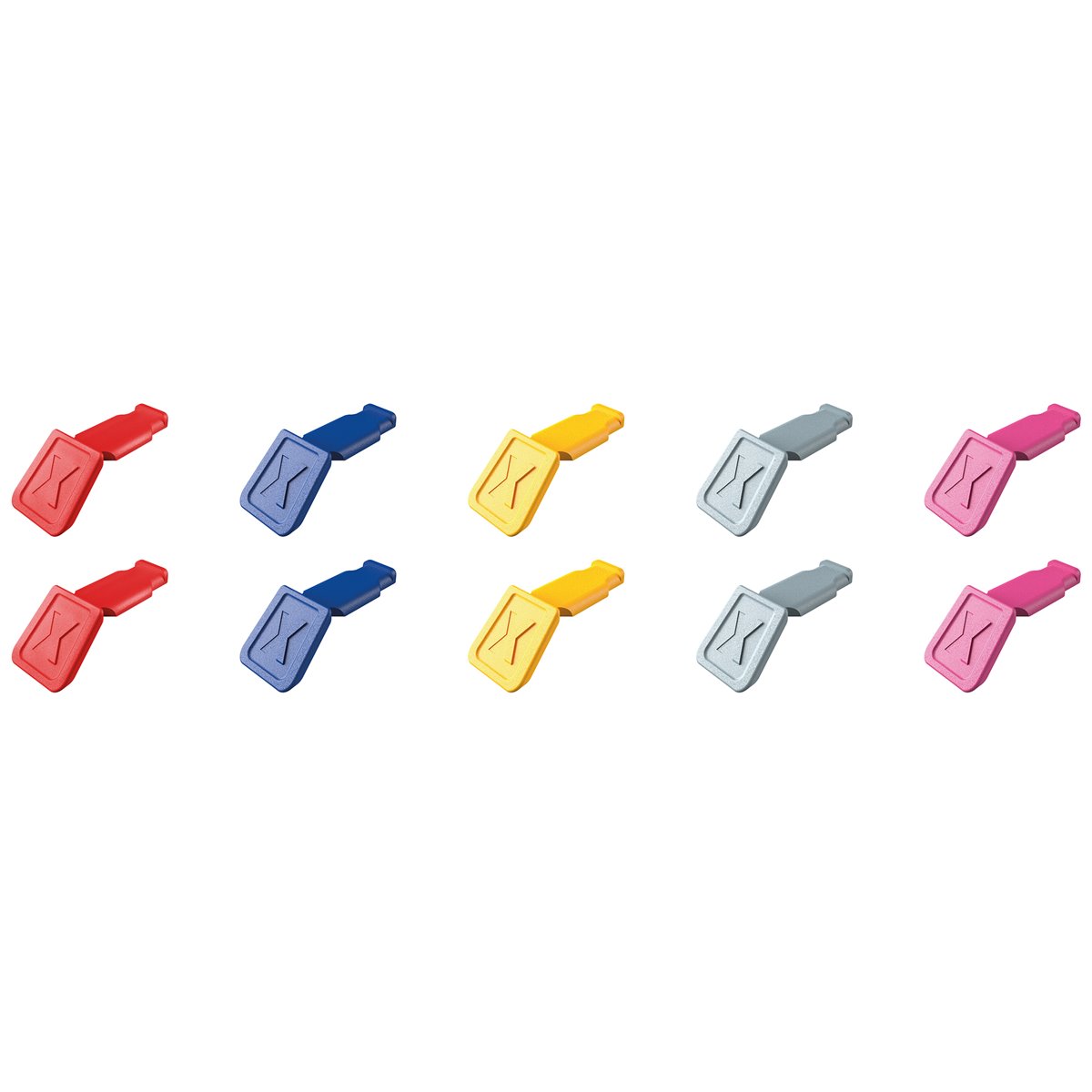 Knipex 00 61 10 C V01 ColorCode Clips colour mix 1 , 10 pcs