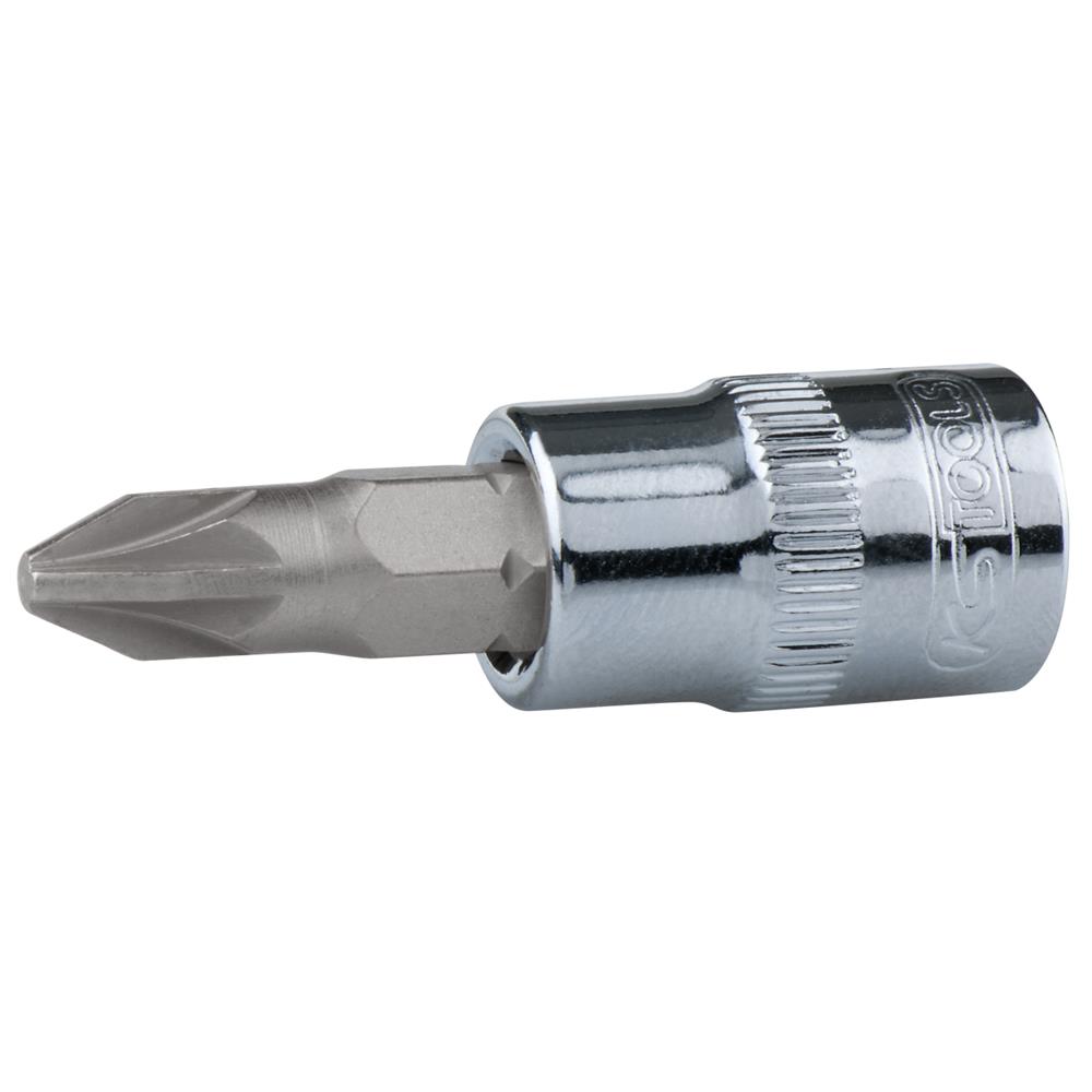 KS-Tools 918.1417 1/4" CHROME+ Bit-Stecknuss PZ0 Z0