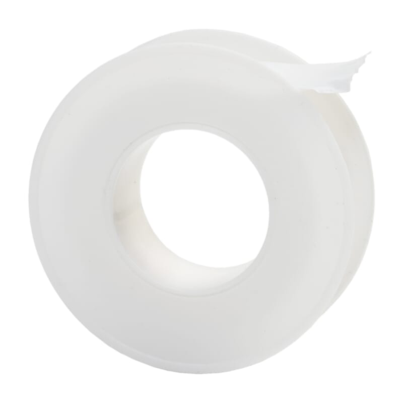 White PTFE thread seal tape for fittings