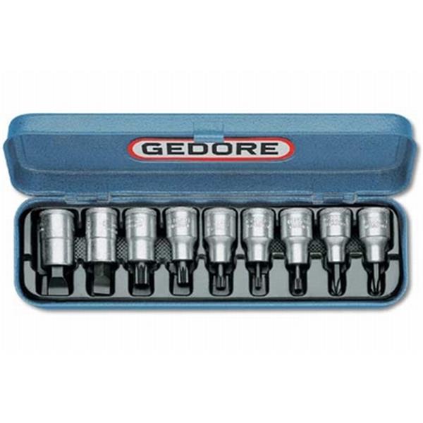 Gedore INX 19 PM Screwdriver bit socket set 1/2" 9 pcs IS-PH-XZN