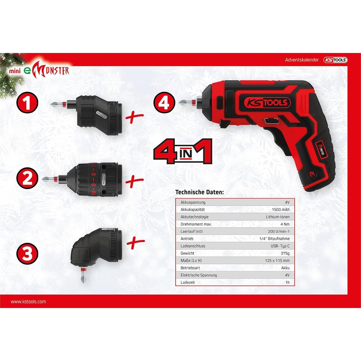 KS-Tools 515.6699 Advent calendar 2024 31 pcs 