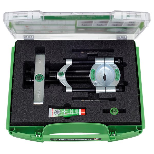 Kukko 17-A Separating And Pulling Set F. Bearings Ø10-75 Mm/300 Mm W. Quick-Action Thrust Screw 