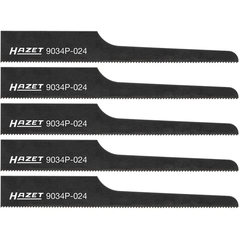 Hazet 9034P-024/5 Sabre saw blades 24 teeth (5x) 