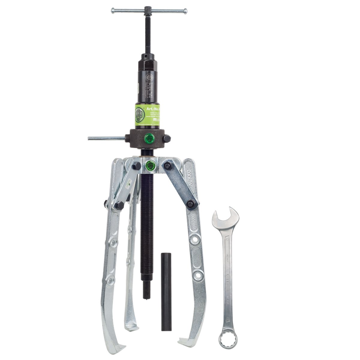 Kukko 209-2-B 3-Arm Puller 500 X 400 Mm With Hydr. Screw 15 Tons Economy Type 