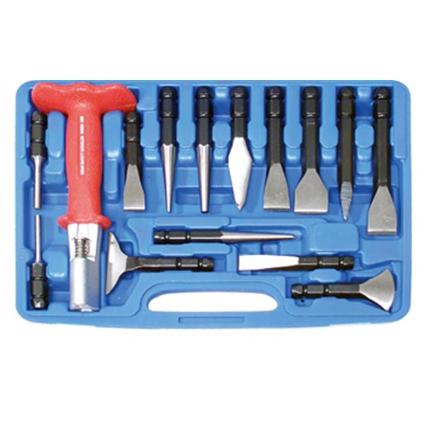 BGS 1641 Chisel and Punch Set, 15 pcs. 