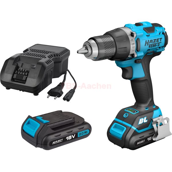 Hazet 9230-2 Cordless drilling machine set, 18 V, 2 Ah, 3 pieces