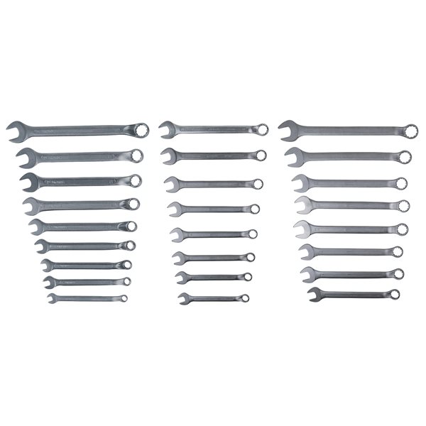 KS-Tools 517.0099 CLASSIC Ringmaulschlüssel-Satz, 25-tlg. gekröpft, 6-27mm