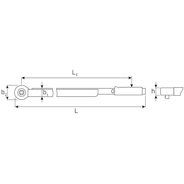 Stahlwille 721Nf 80 Torque wrenches with ratchet