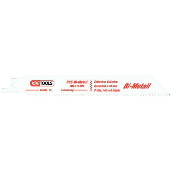 KS-Tools 129.4431 Stichsägeblatt,L=200mm,2,5mm,5-P 