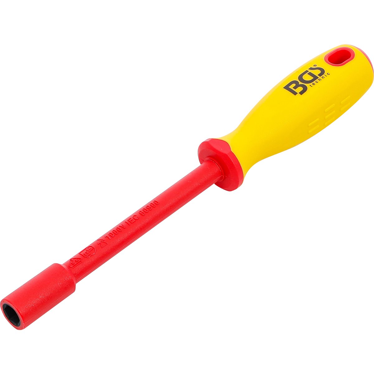 BGS 71089 VDE Socket Screwdriver, Hexagon, 9 mm, B lade Length 125 mm