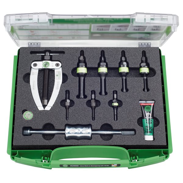 Kukko K-22-C-E Internal Extractor Set E-Serie With Slide Hammer+Counterstay 4,8 - 34 Mm 