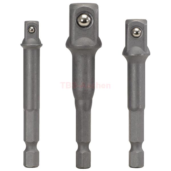 KS-Tools 514.1105 1/4" Vierkant-Adapter-Satz,3-t 