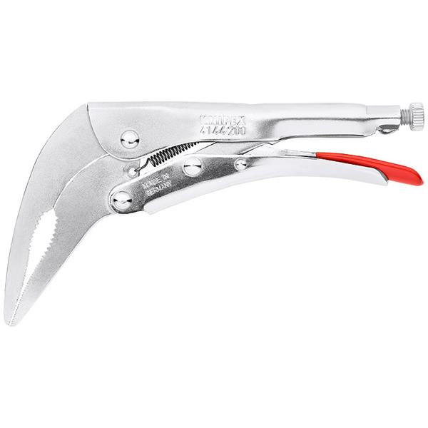 Knipex 41 44 200 Grip Pliers nickel plated 200 mm