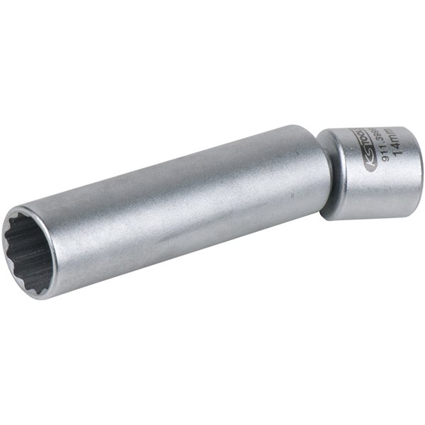 KS-Tools 911.3999 3/8" Spezial-Zündkerzen-Nuss s für BMW mit Gelenk, 14mm