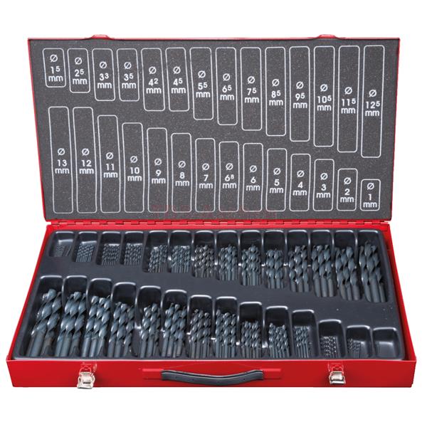 KS-Tools 330.1650 HSS-R Spiralbohrer-Satzr,230-tlg 