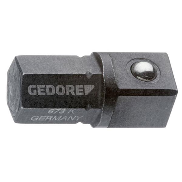 Gedore 673 K Socket holder, short 1/4"-1/4" 