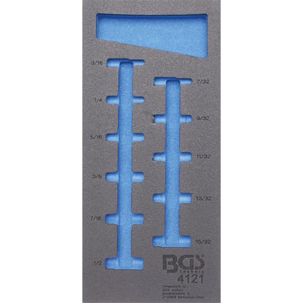 BGS 4121-1 Werkstattwageneinlage 1/3, leer, für Ar t. 4121