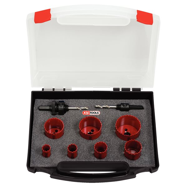 KS-Tools 129.5575 Sanitär-Lochsägen-Satz,9-tlg. 