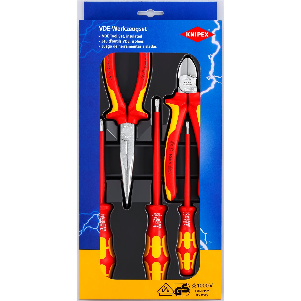 Knipex 00 20 13 VDE-Werkzeugsatz 