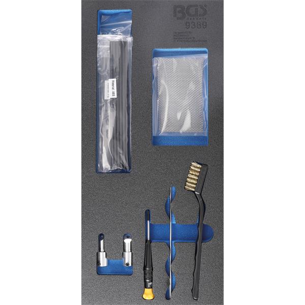 BGS 9389 Tool Tray 1/3: Consumables, for plastic R epair Set BGS 9388
