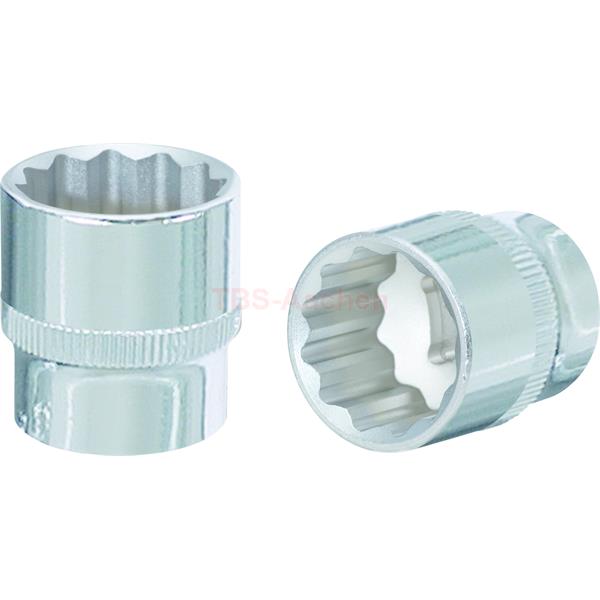KS-Tools 918.1389 1/2" CHROMEplus 12kant-Stecknu , 1"