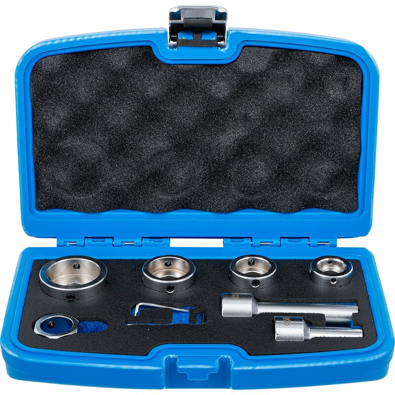 BGS 70115 Die Adaptor Set, for Wheel Studs, 7 pcs. 