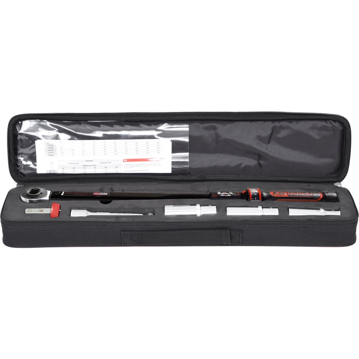 KS-Tools 516.1905 1/2" torque wrench set 40-200 ERGOTORQUEprecision, 5 pcs