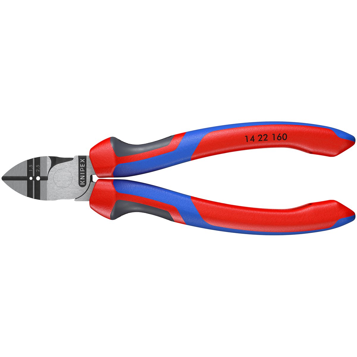 Knipex 14 22 160 Abisolier-Seitenschneider - neue Comfort-Griffhüllen 2024