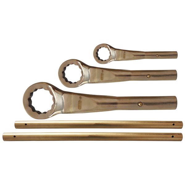 KS-Tools 963.8081 BRONZEplus Zugringschlüssel-Satz 18-tlg.