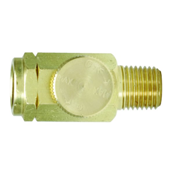 KS-Tools 515.3365 1/4" Brass pneumatic regulator, 11x13mm