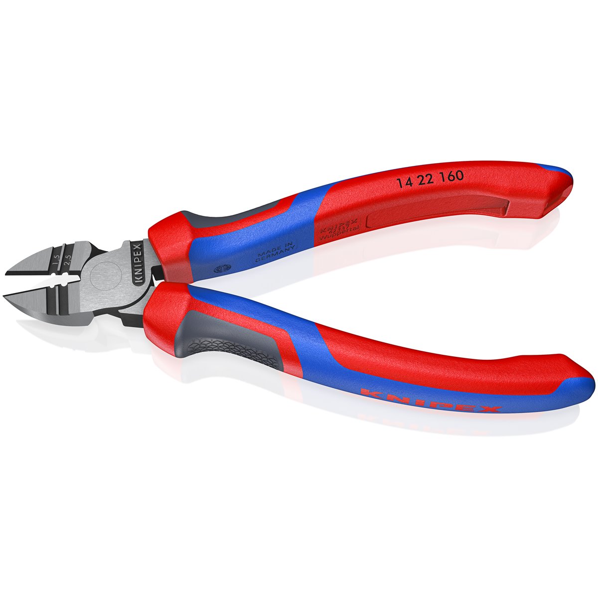 Knipex 14 22 160 Abisolier-Seitenschneider - neue Comfort-Griffhüllen 2024